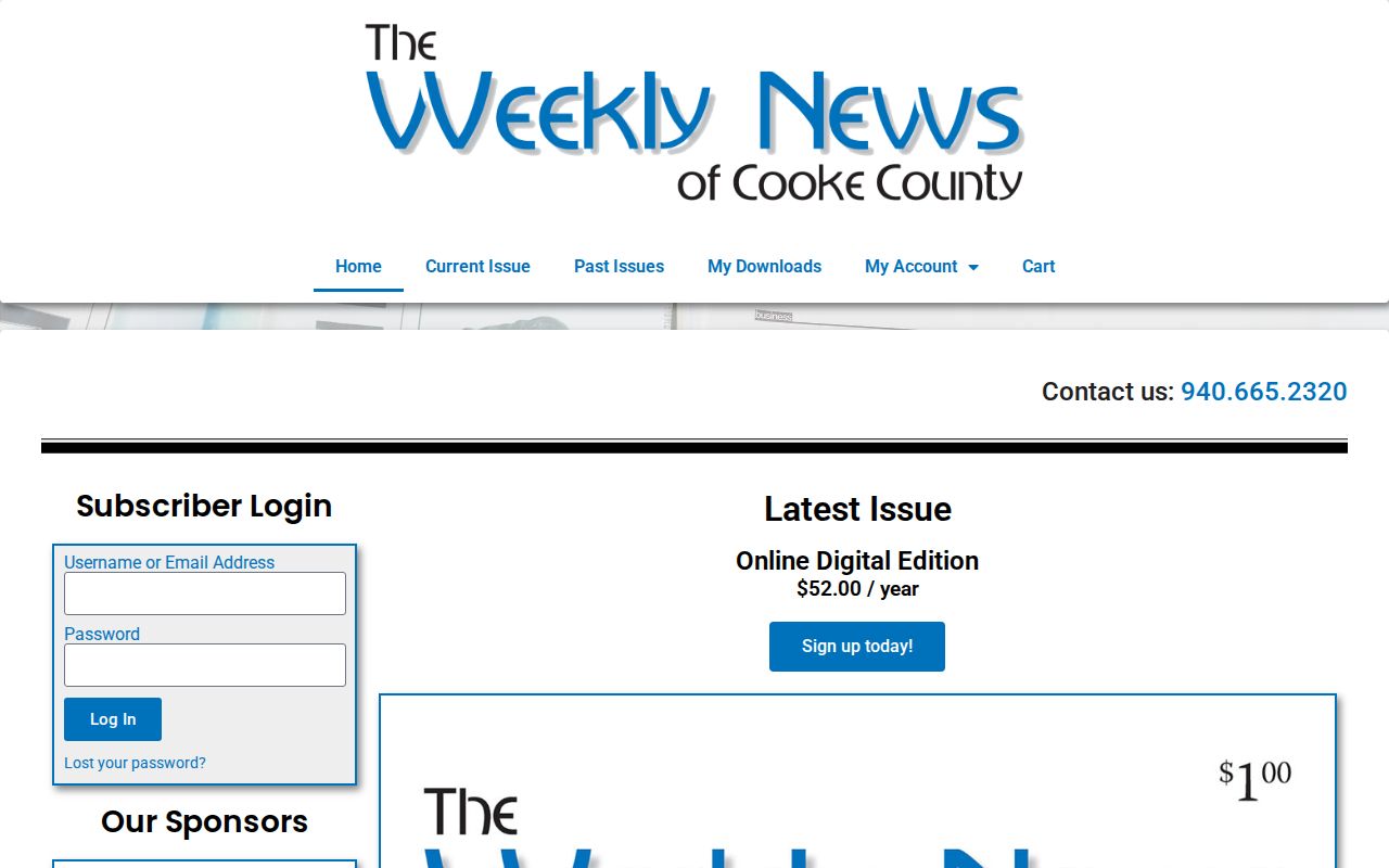Cooke County arrest-log news source from The Weekly News